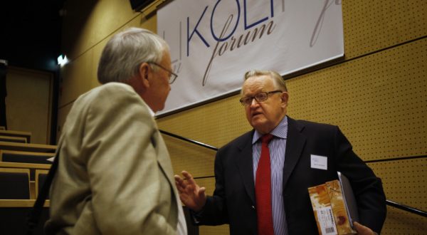 Martti Ahtisaari at Koli Forum